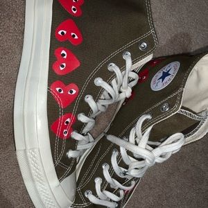 Como Des Garçon x Converse High Tops Men’s 11